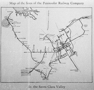 Santa Clara Railroad Map